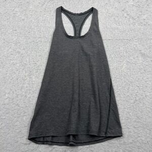 Lululemon Cool Racerback Women's 6* Gray Heather Pima Sleeveless Tank Top W1AKBS